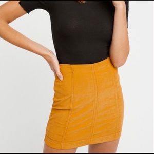 Free People Modern Femme Corduroy Mini skirt